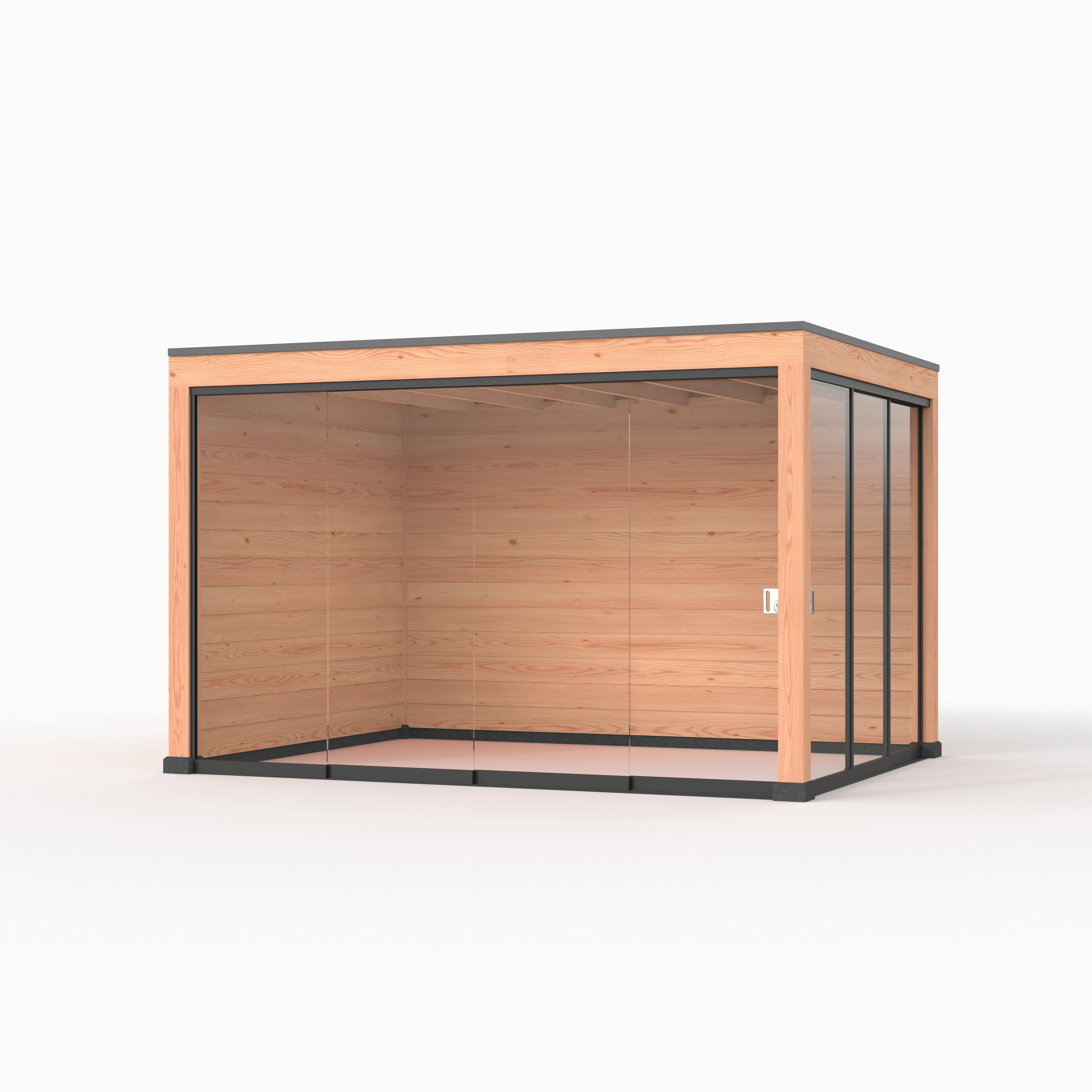 Douglas overkapping, 300 x 400, met achterwand, Westwood Elegant - Afbeelding 2
